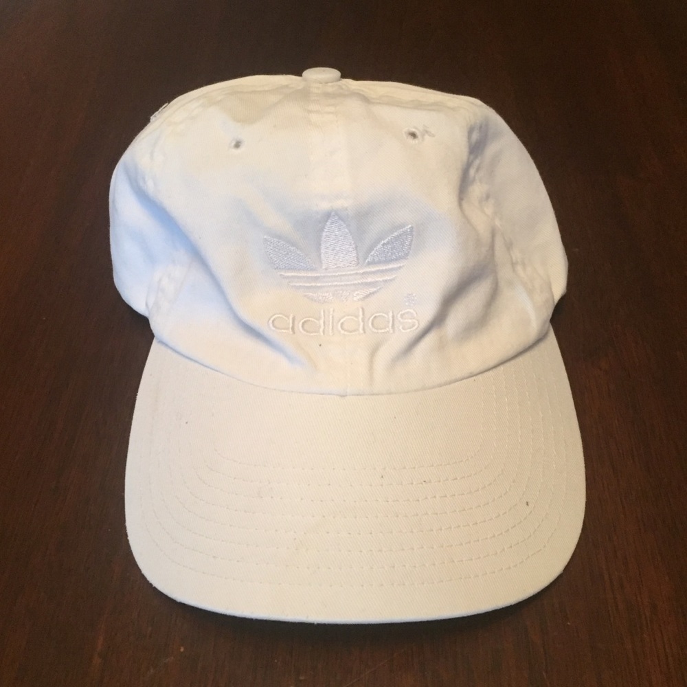 Adidas originals hat all white
